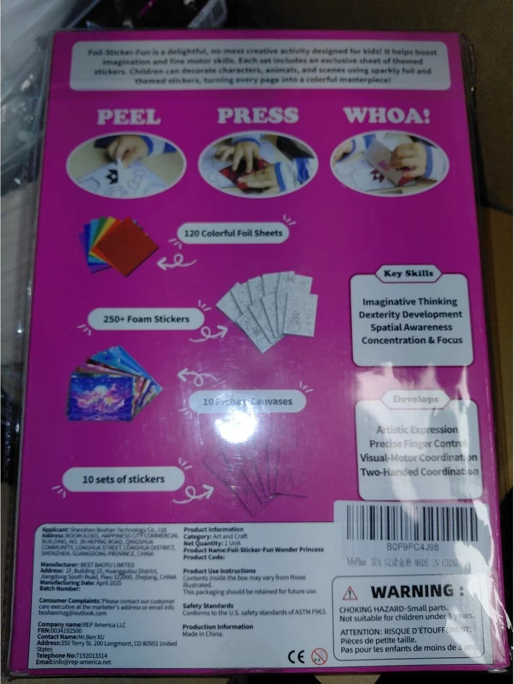 Wonder princess followed sticker fund magical